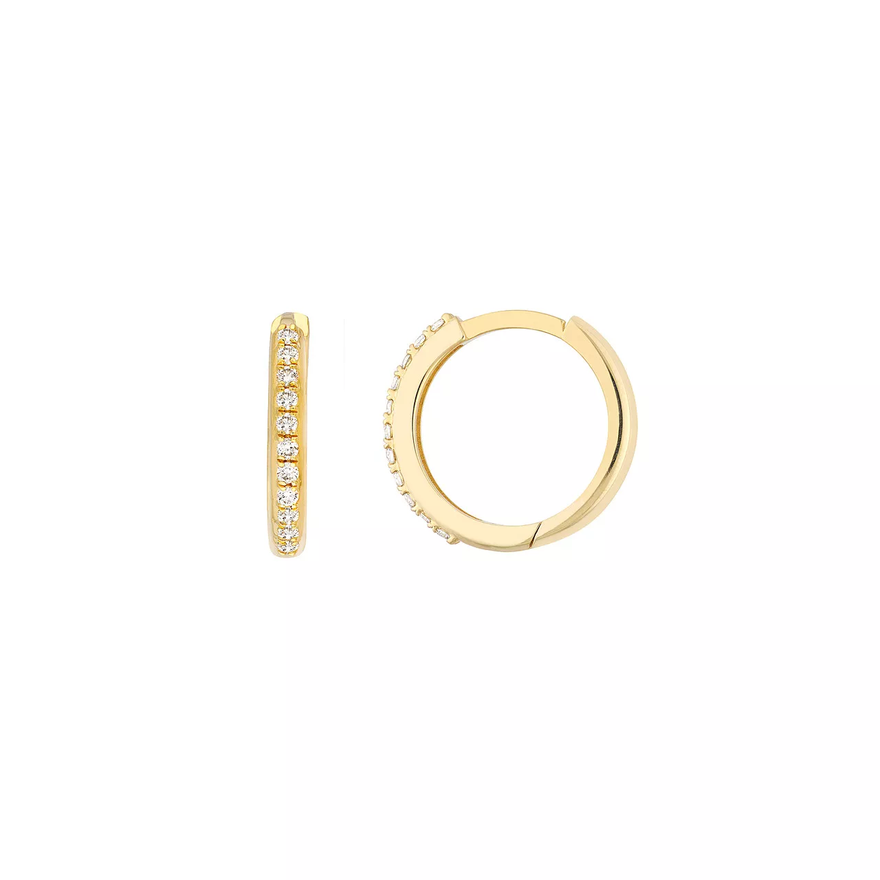 1 /16tcw Diamond Huggie Earrings