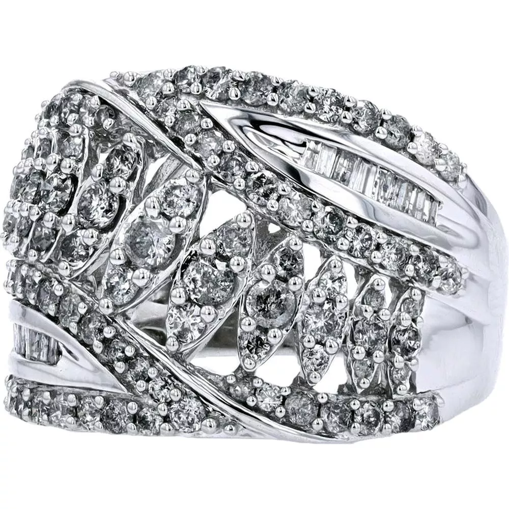 10K White Gold 1.50 Carat Diamond Ring