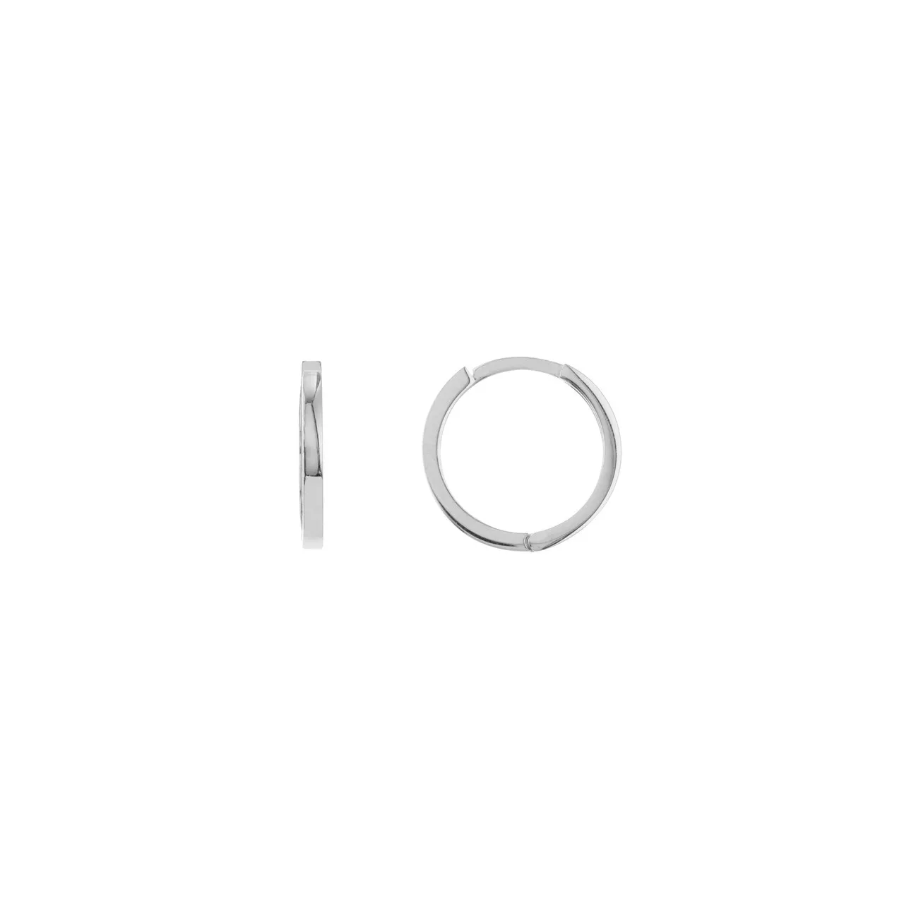 14.25mm Square Wire Huggie Earrings