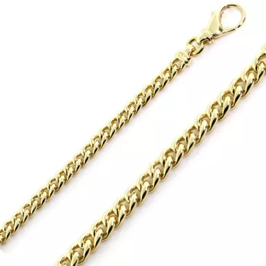 14k Gold Handmade Cuban Link Chain 4.4mm Wide 30 Inches
