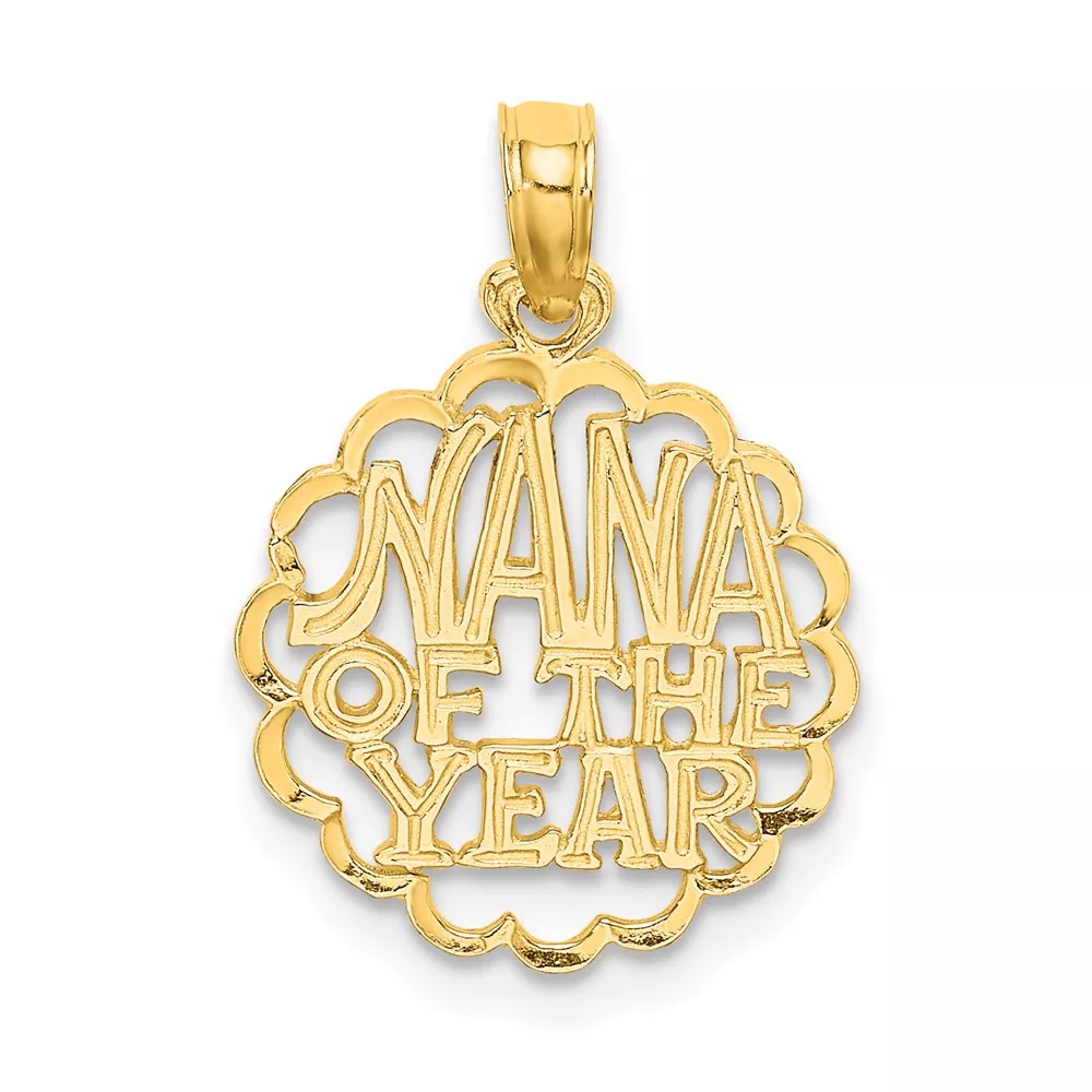 14K NANA OF THE YEARCharm