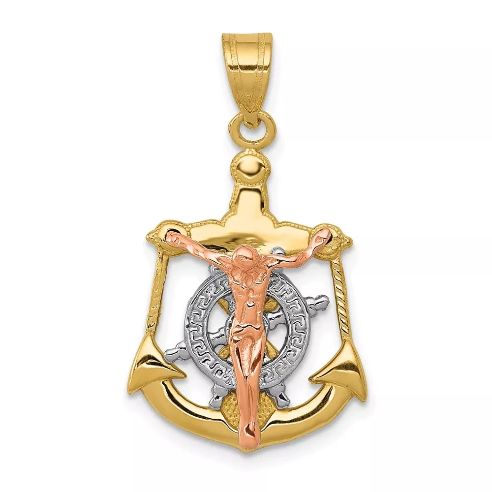 14k Tri-Color Gold Mariners