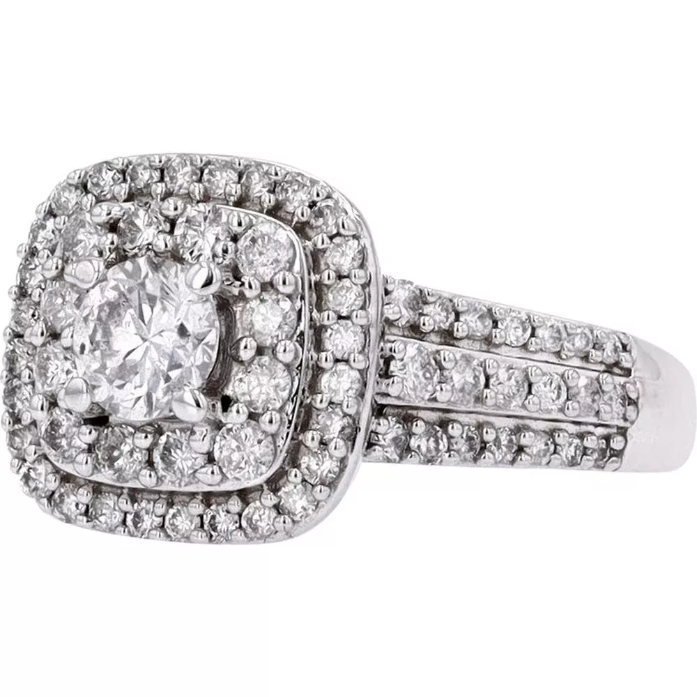 14K White Gold 1.25 Carat Diamond Engagement Ring