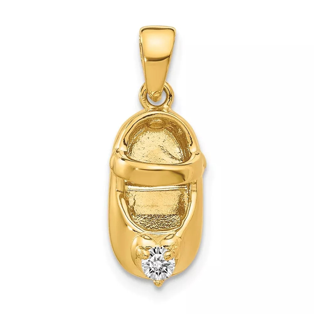 14k Yellow Gold Diamond and Sapphire Ring
