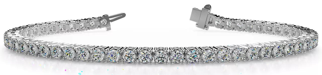 Classic Four Prong Bracelet 3 Carat Total Weight