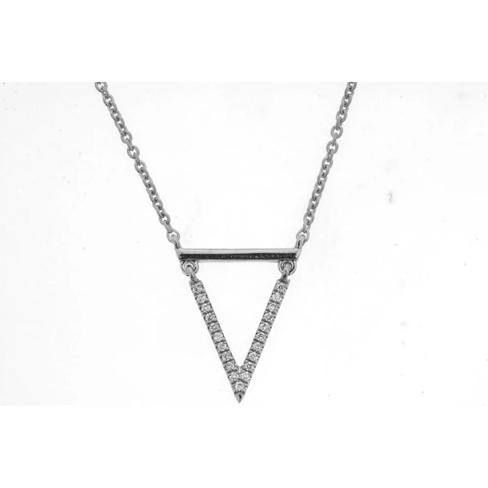Exquisite Royal 14K White Gold Diamond Necklace - Timeless Elegance