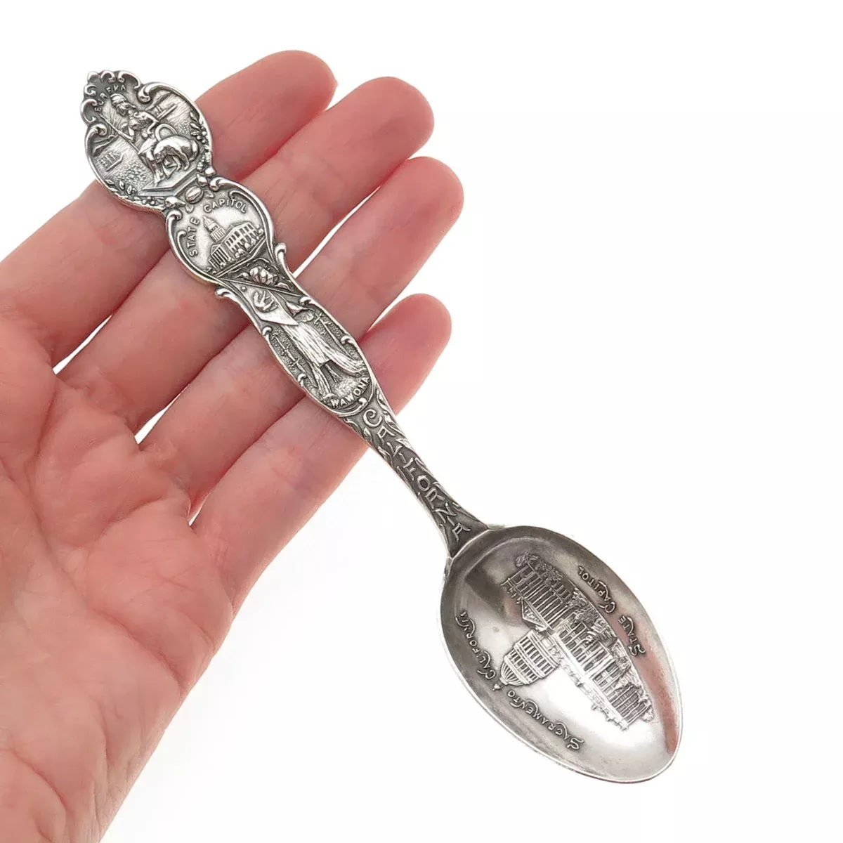 Joseph Mayer & Co. 925 Sterling Silver Antique Art Deco California Coffee Spoon