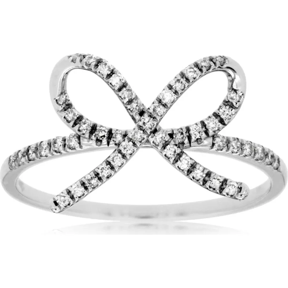 Royal 14K White Gold 0.21 Carat Diamond Solitaire Ring