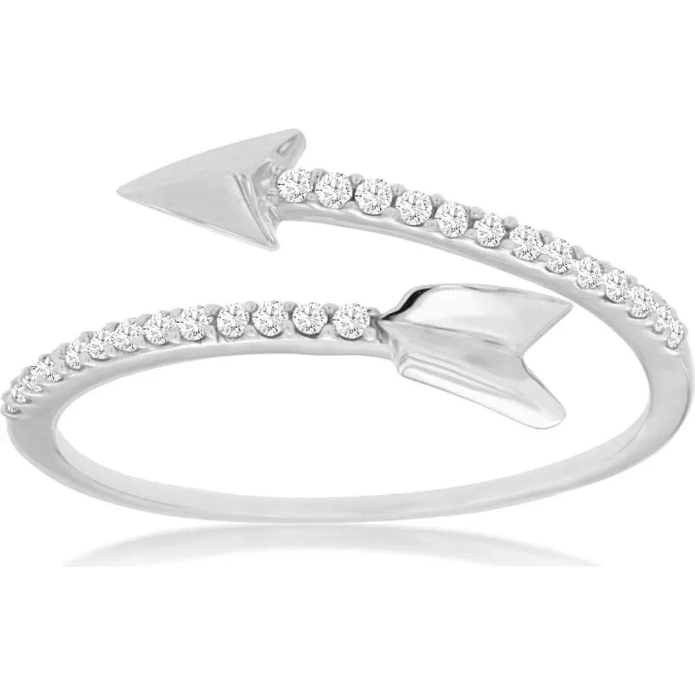 Royal 14K White Gold Diamond Ring - Timeless Elegance and Brilliance
