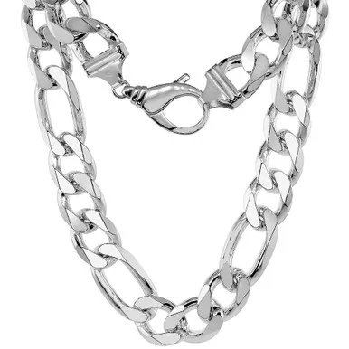 Sterling Silver "Nickel Free" 18 Mm Figaro Chain 24"