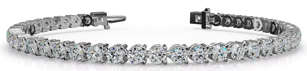Timeless Three Prong Tennis Bracelet 2.0 Carat Total Weight