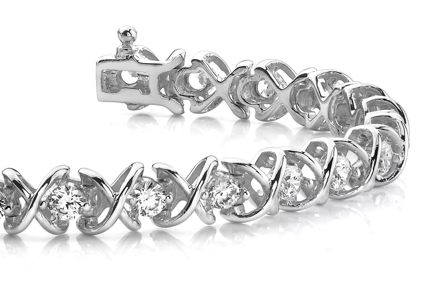 X-Link Diamond Bracelet 2.0 Carat Total Weight